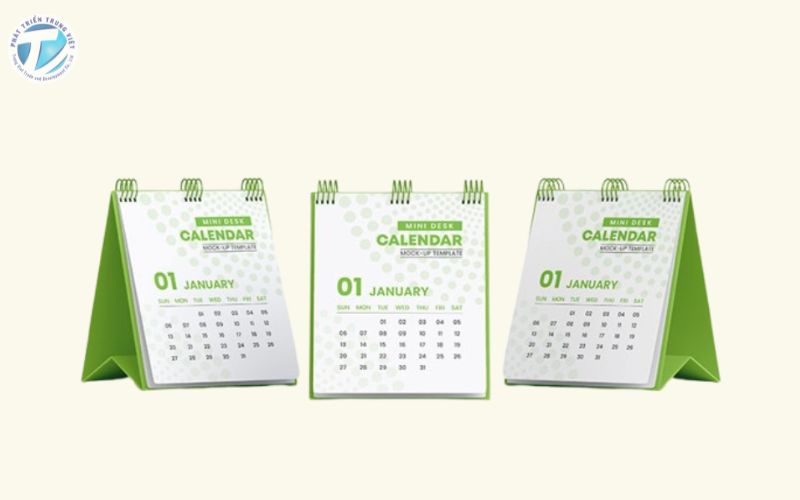 Một cuốn lịch in đẹp mắt thể hiện sự chỉn chu và đầu tư